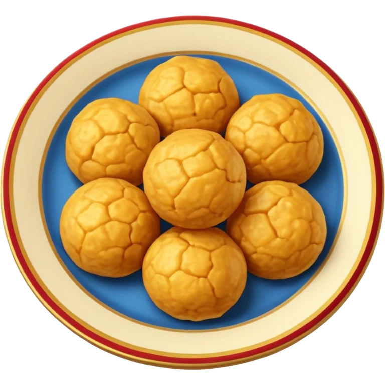 ladoo in plate emoji