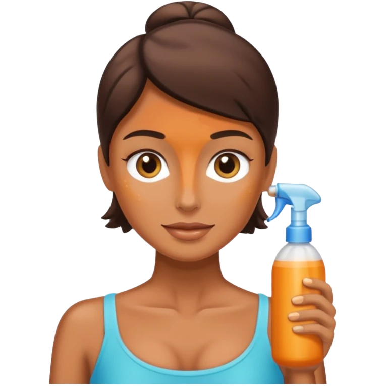 spray tan emoji