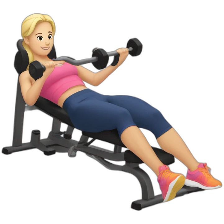 Hip thrust gym emoji