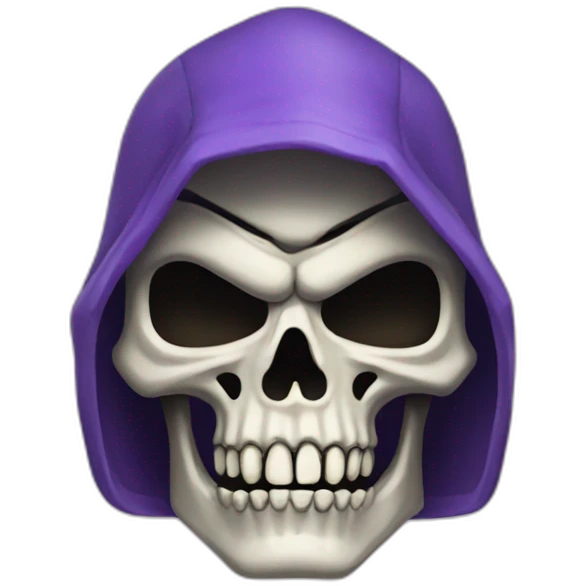 Skeletor head emoji