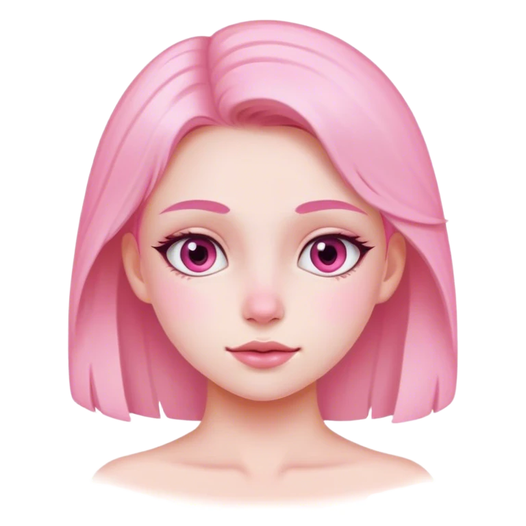 Pinkish girly emoji
