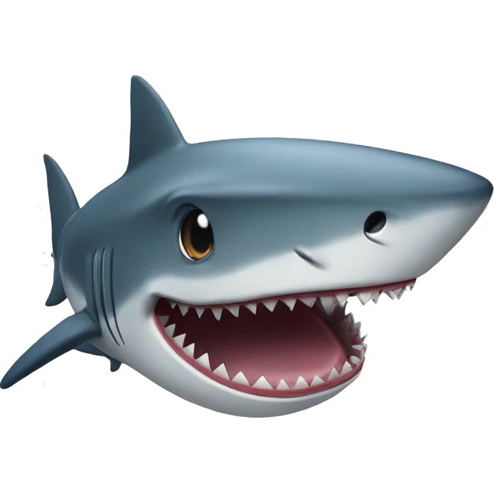 Shark with cat head emoji