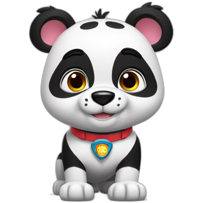 paw patrol panda emoji