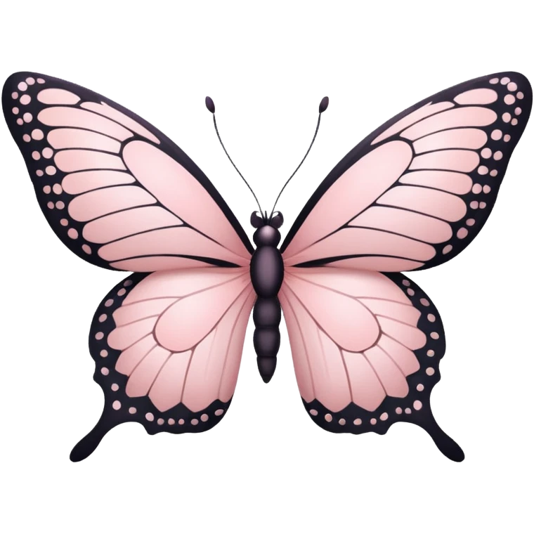 light pink butterfly emoji