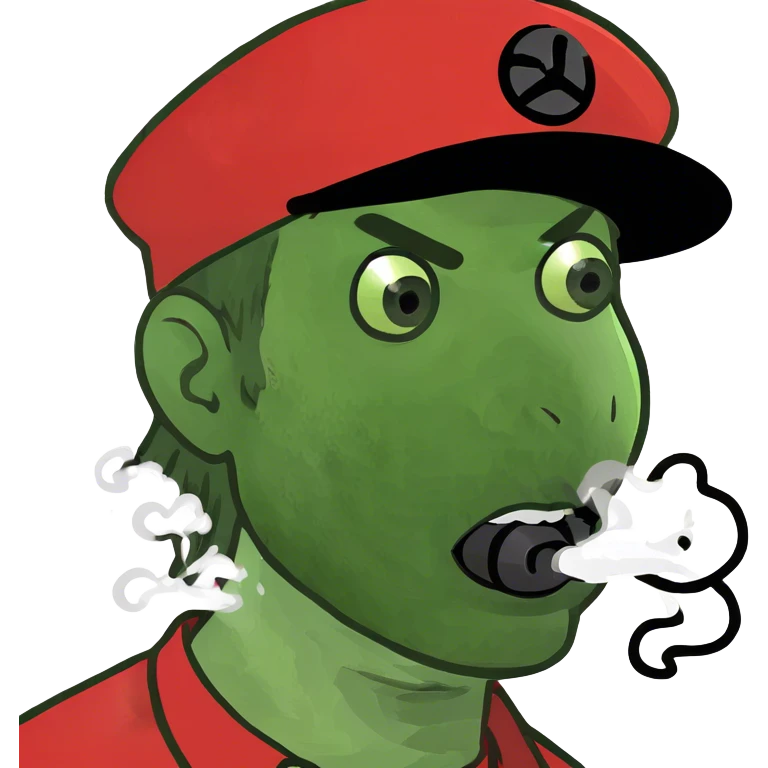 Really angry person with steam coming out mouth emoji
