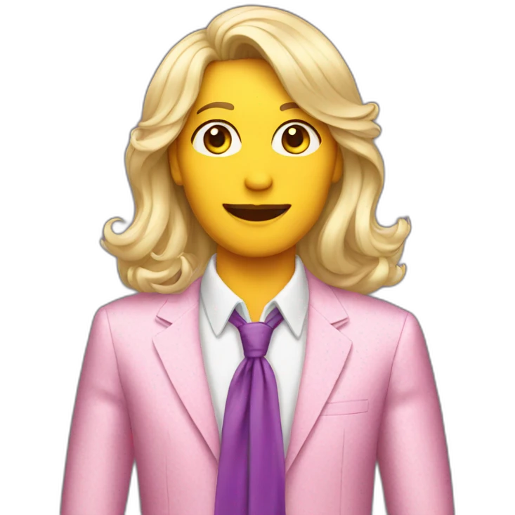 A crossdresser man emoji