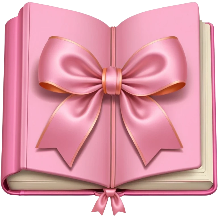 switch it so its pink bow really light orange book emoji