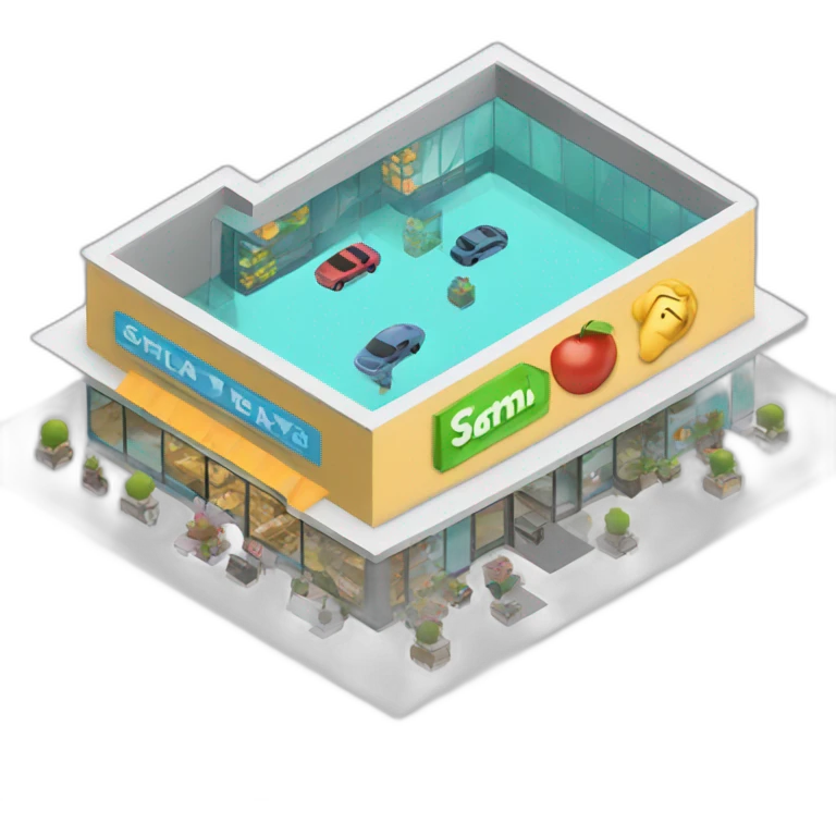 shopping center emoji