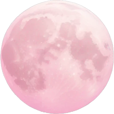 pastel pink moon emoji