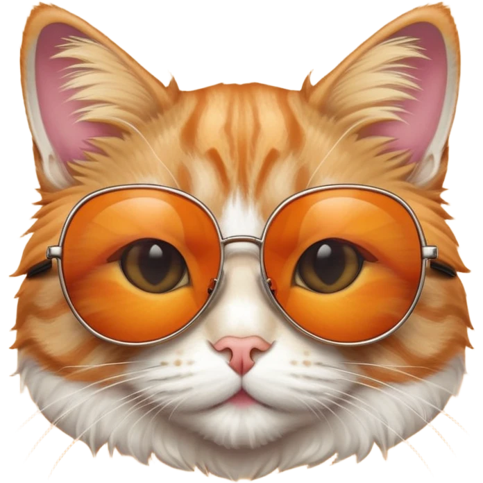 Cat wearing sunglasses emoji