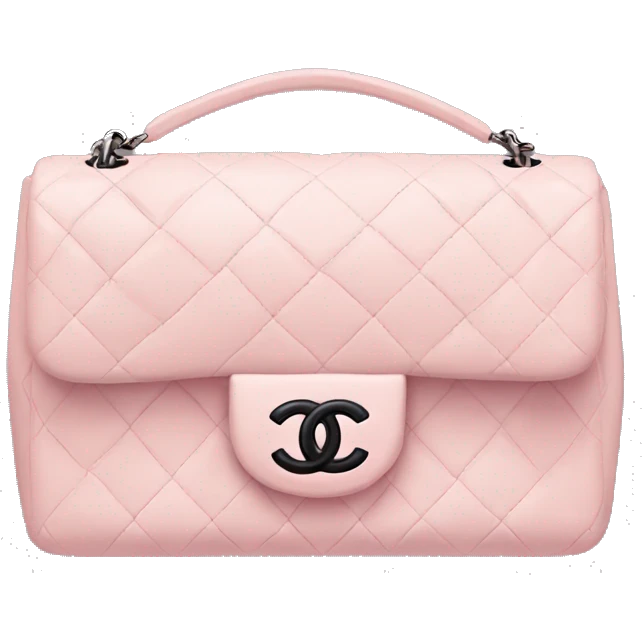 Light pink Chanel bag emoji
