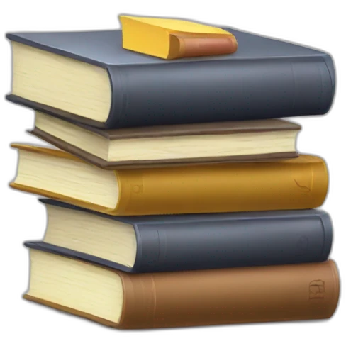 stacking book emoji
