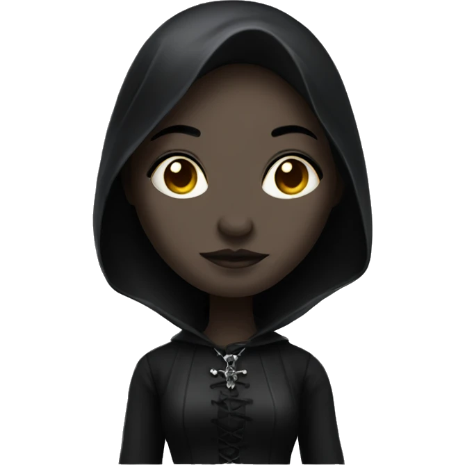 Gothic woman standing emoji