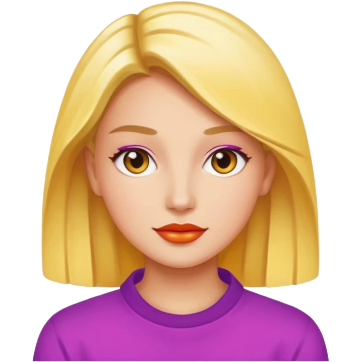 Alternative vibrant scenecore 2000s person emoji