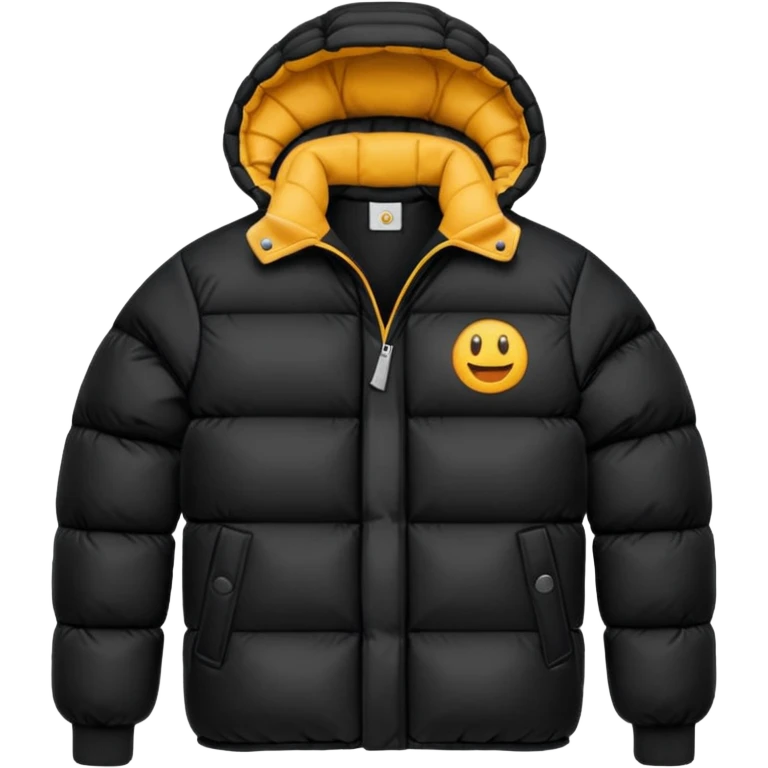 black puffer emoji