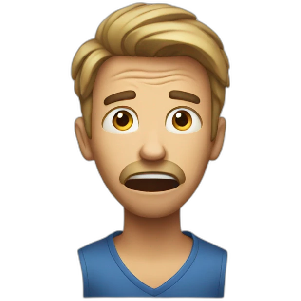 Man shocked emoji
