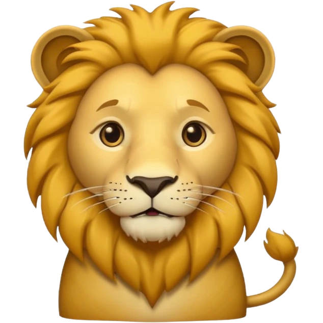 student lion emoji