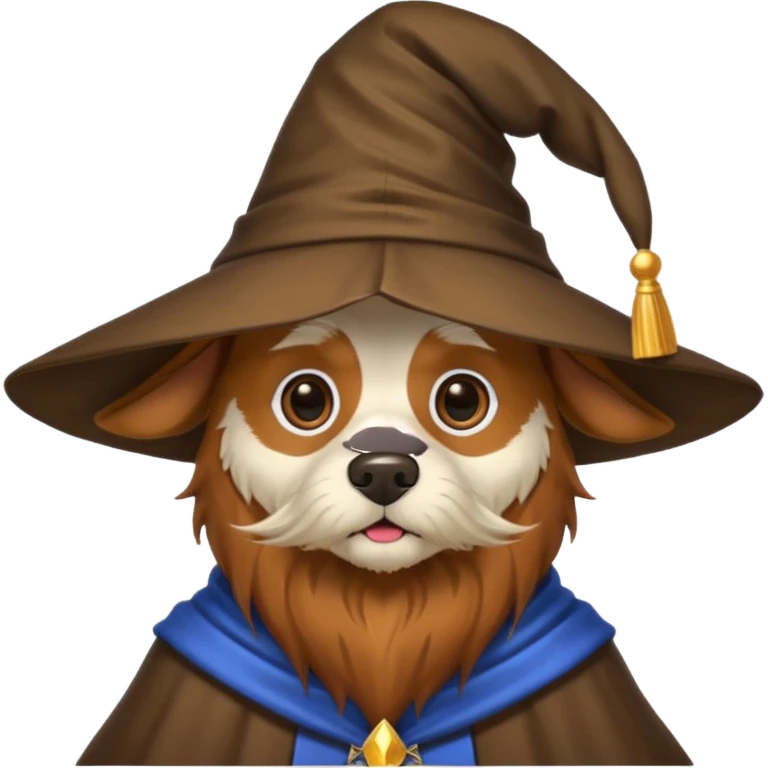 Dog wizard emoji