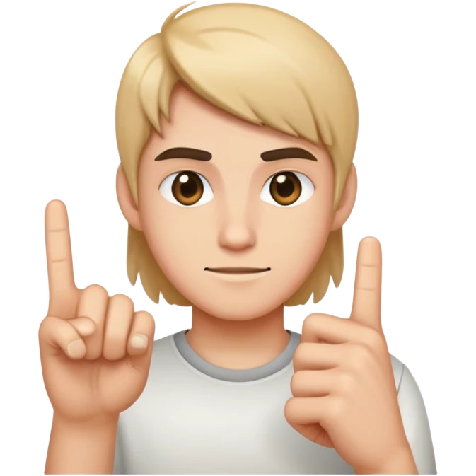 Человек палец-геймер emoji
