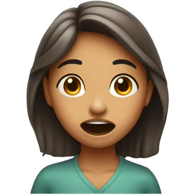 Girl booing  emoji