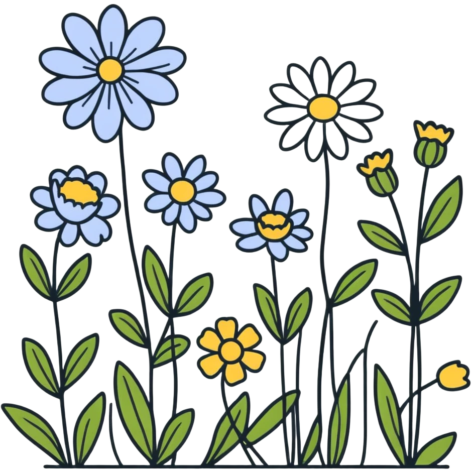 Summer flowers  emoji
