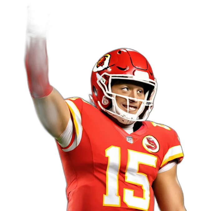 Patrick mahomes waving emoji