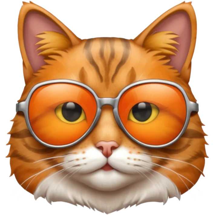 Cat wearing sunglasses emoji