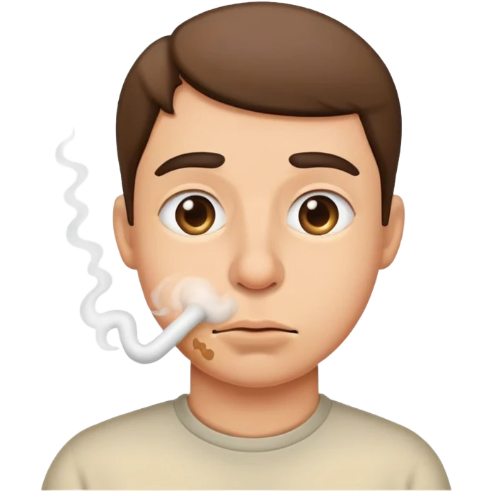 smelling fart face emoji
