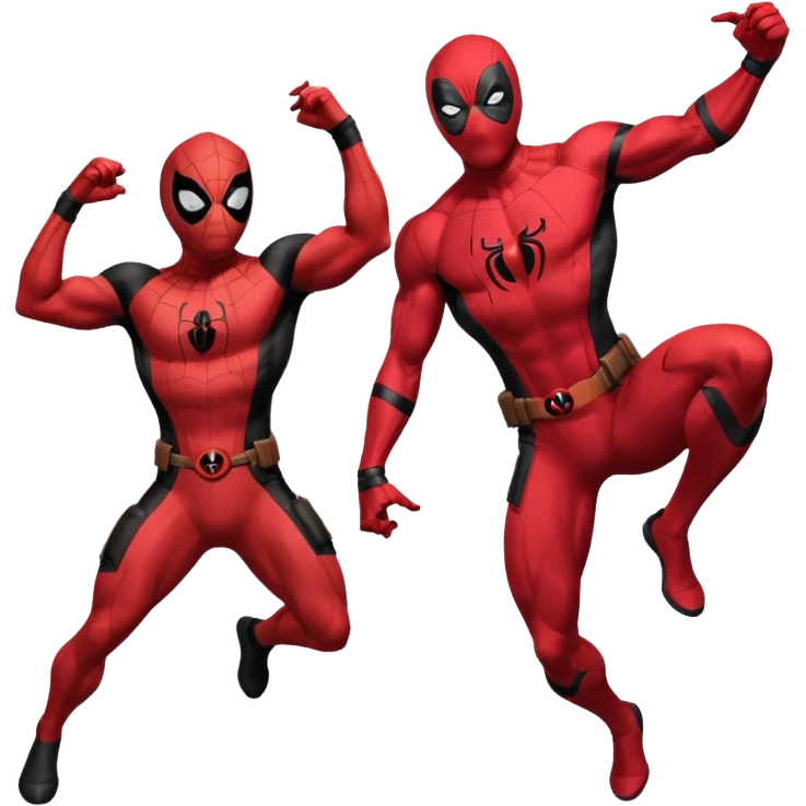 Spider-Man and Deadpool emoji