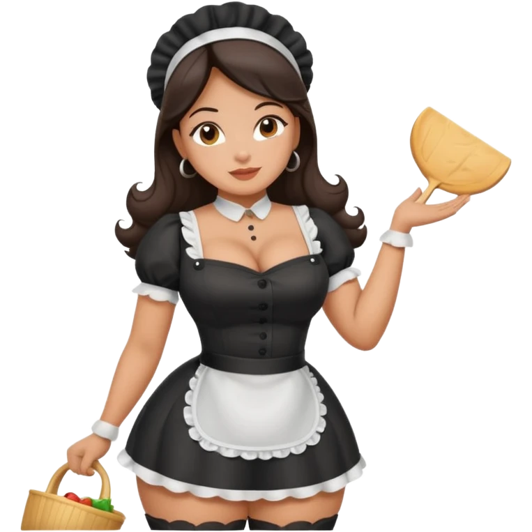 Sexy Latina maid with a fat ass emoji