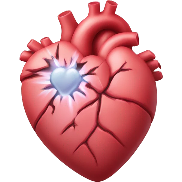 Realistic-heart-reaction-symbol emoji