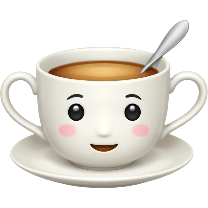 A tea cup  emoji