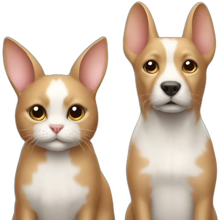 dog cat rabbit emoji