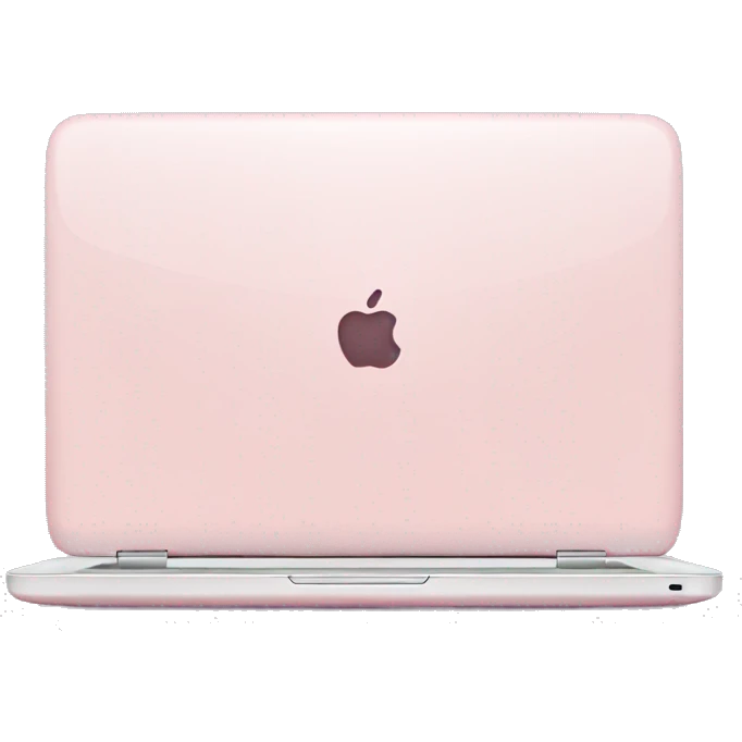 Light pink laptop emoji