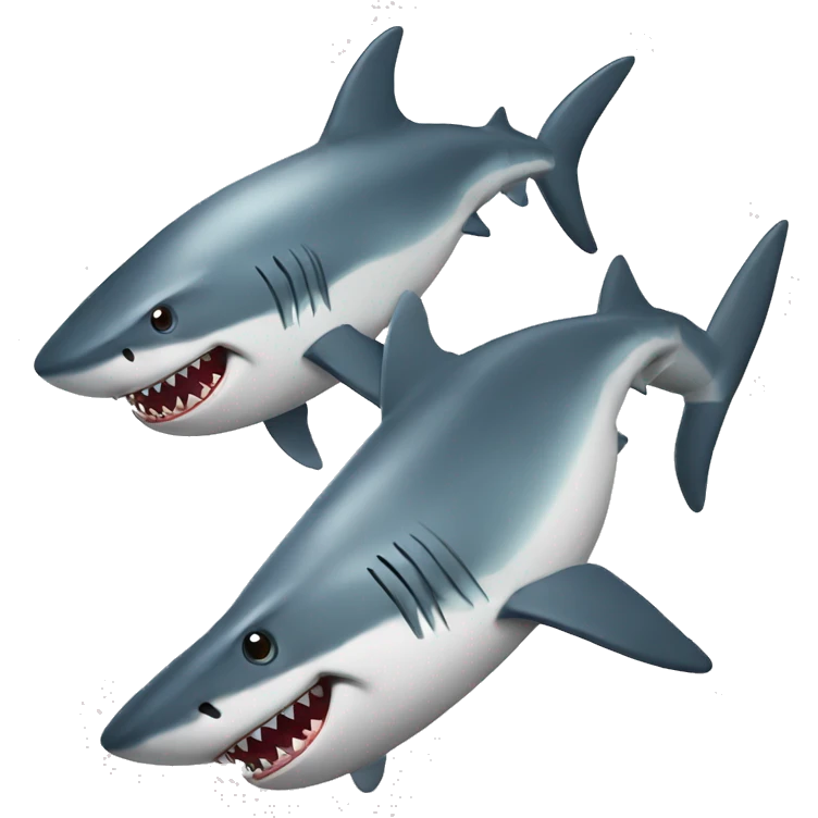 Injured shark emoji