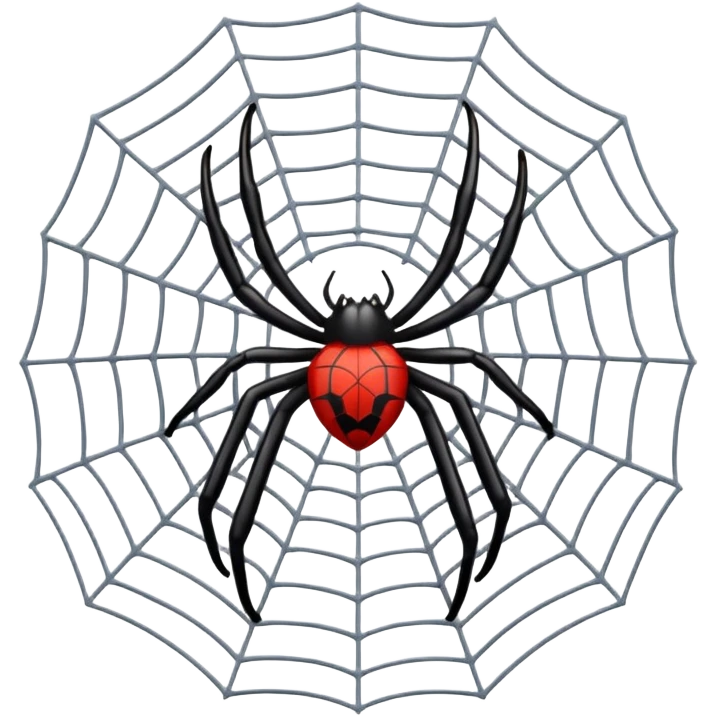 Make the I love u using spider web emoji 

 emoji