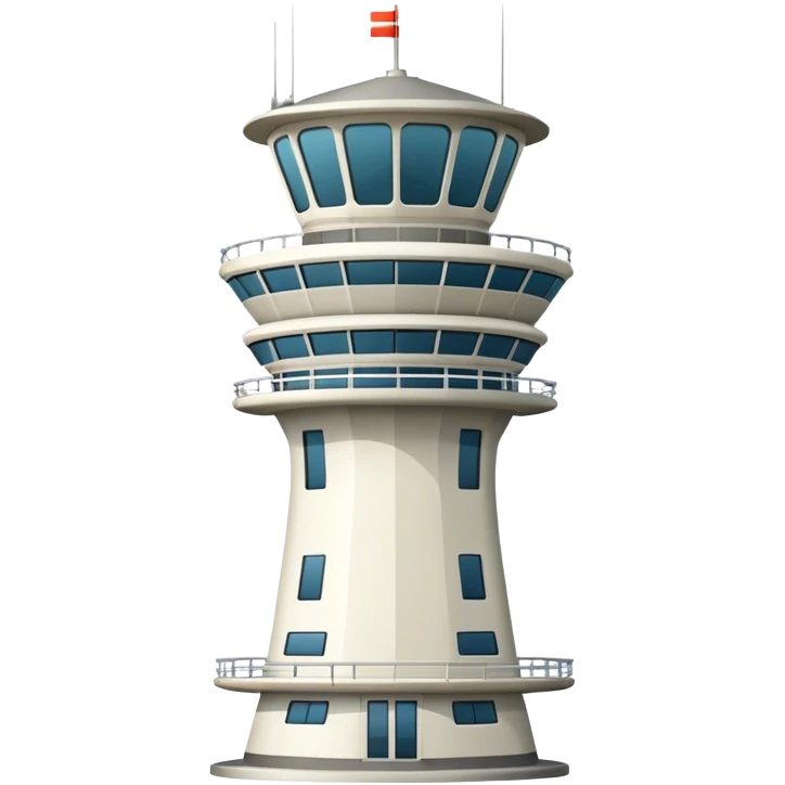 Air traffic control tower emoji