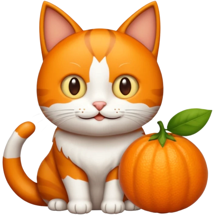 Crie a imagem de uma gato sorridente emoji
