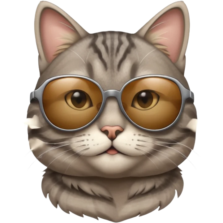Cat wearing sunglasses emoji