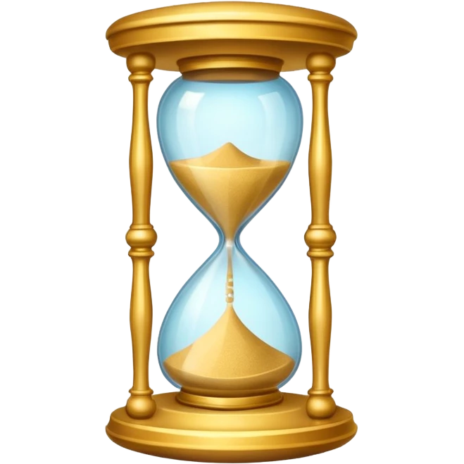 sablier lumineux emoji