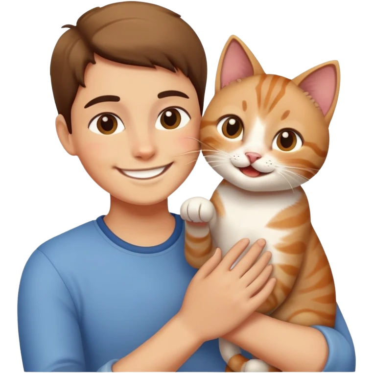 Playing with cat emoji