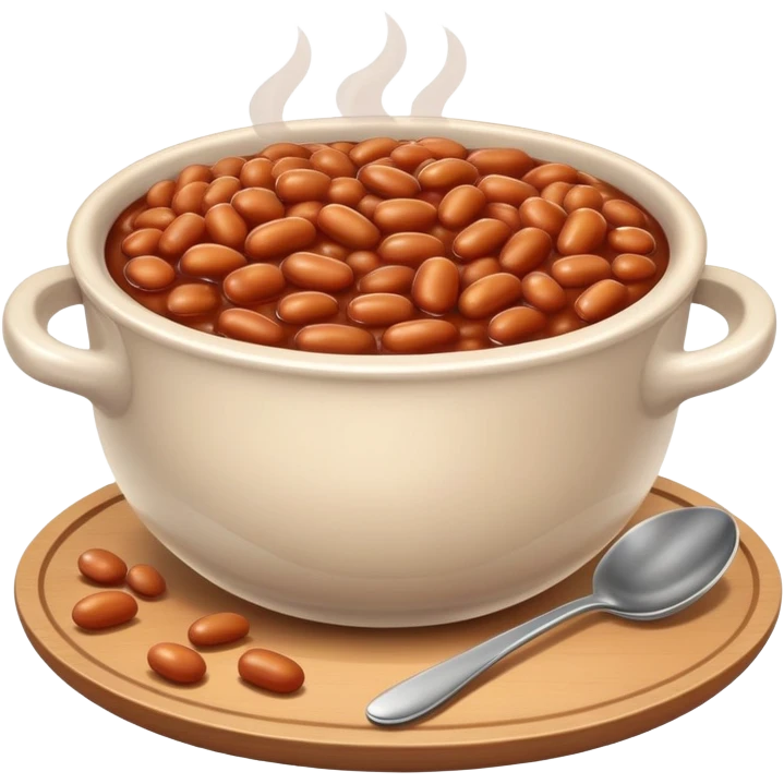 Bowl of baked beans  emoji