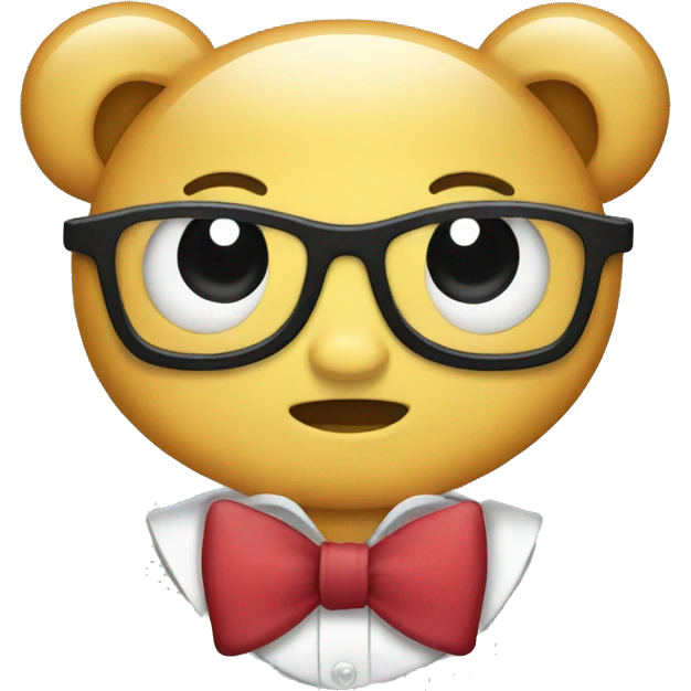 Cute bow tie emoji