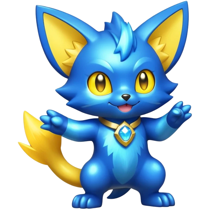  Glorious Shiny Sparkly Shinx-Electrike-Fakémon-creature emoji