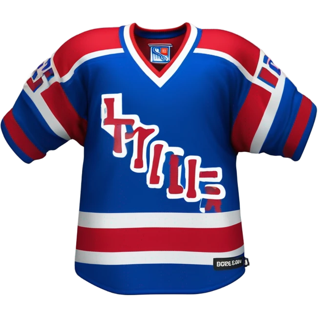 New York rangers hockey jersey emoji