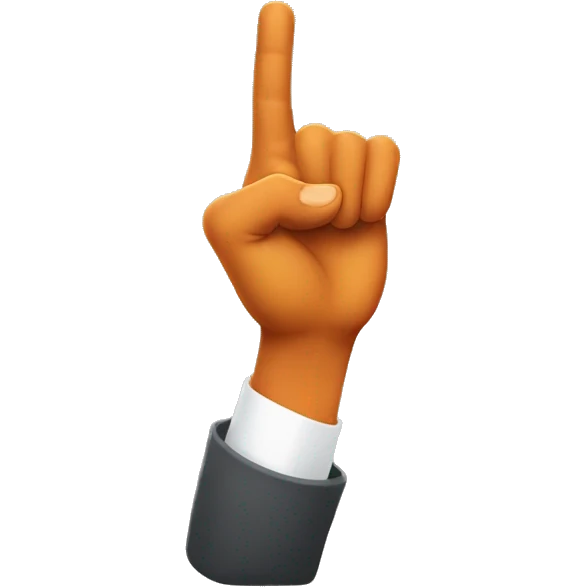 UT horns hand signal facing down emoji