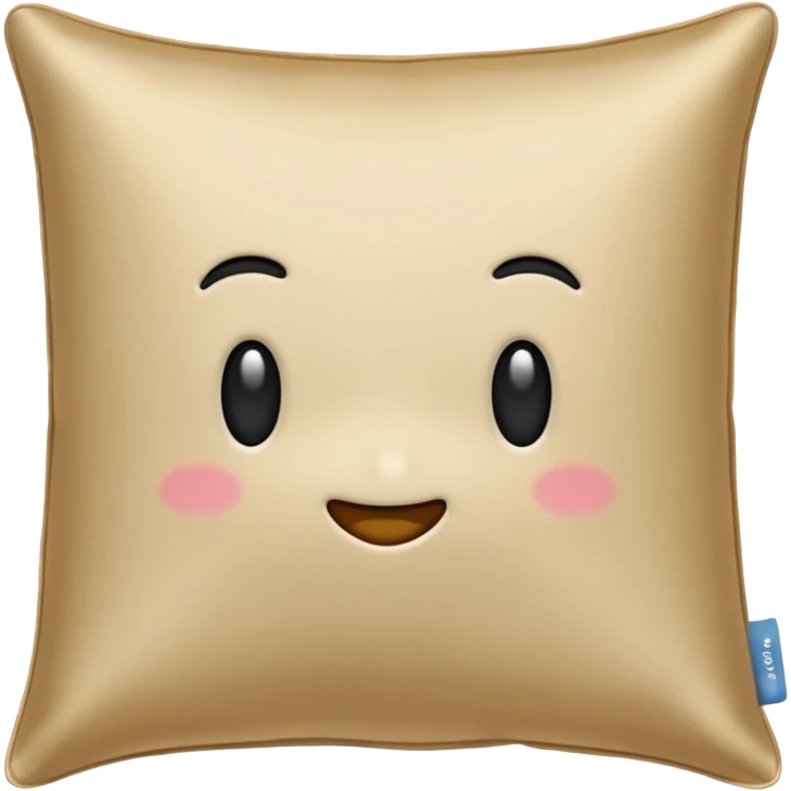 Beige satin Pillows emoji