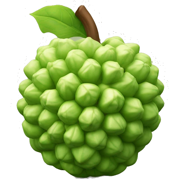 3D sugar apple  emoji