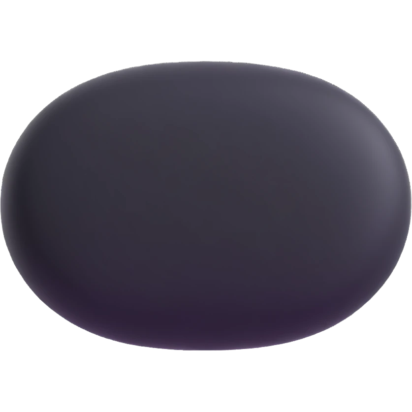 Coal ovoid, oval-shaped compressed coal fuel emoji