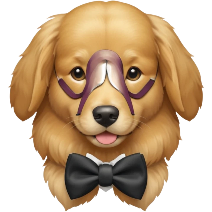 stylish dog emoji